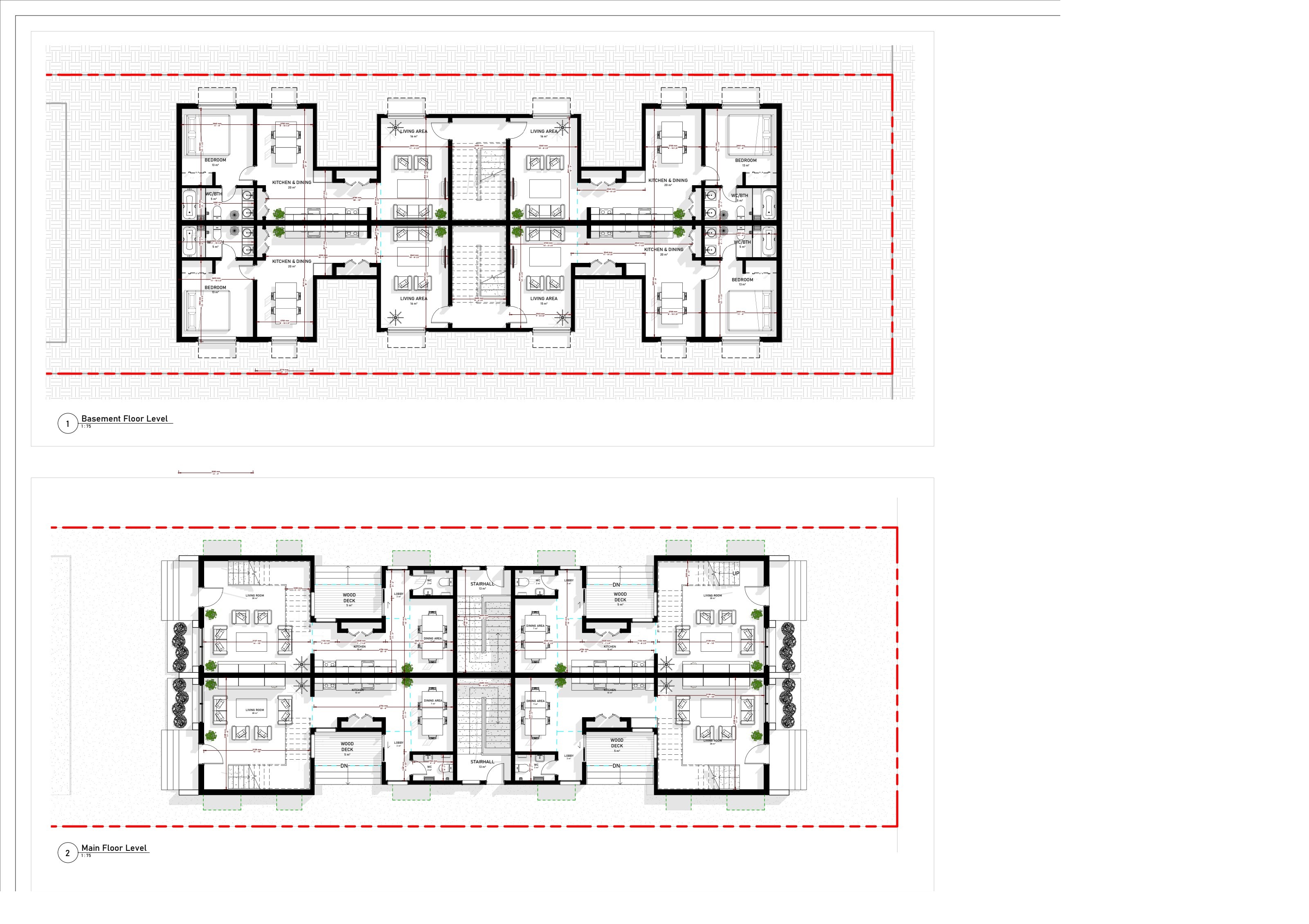 13018 119 St · Proposed Apartment — Basement + Main Floor